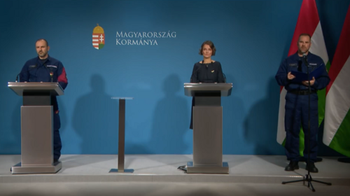 Az Operatív Törzs sajtótájékoztatója - 10. 21.